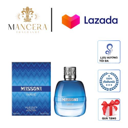 Nước hoa nam Nước hoa Missoni wave EDT nước hoa chính hãng nước hoa chiết - 10ml