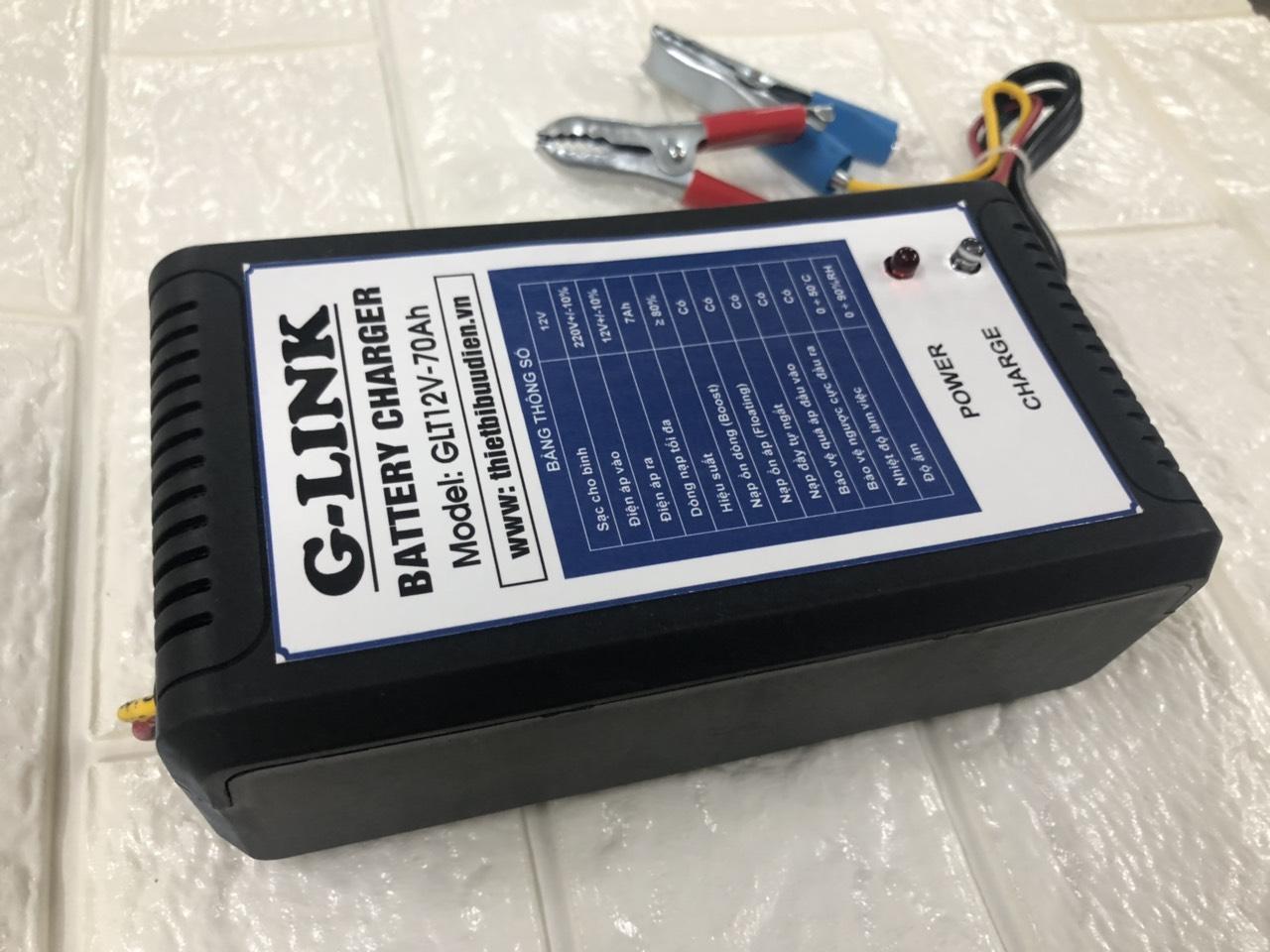 Máy sạc bình ắc quy tự động g-link 12v-70ah