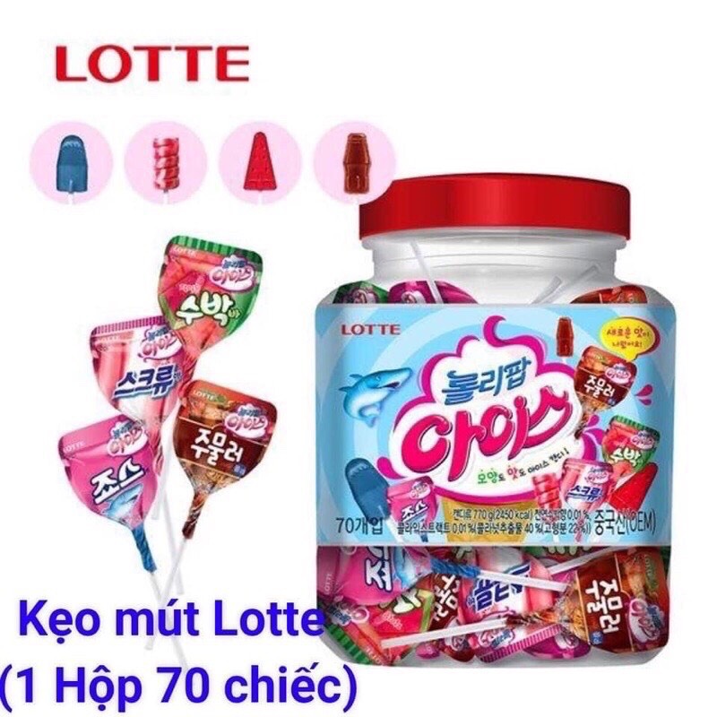 Kẹo mút lotte hàn quốc 180k/ 1 hộp