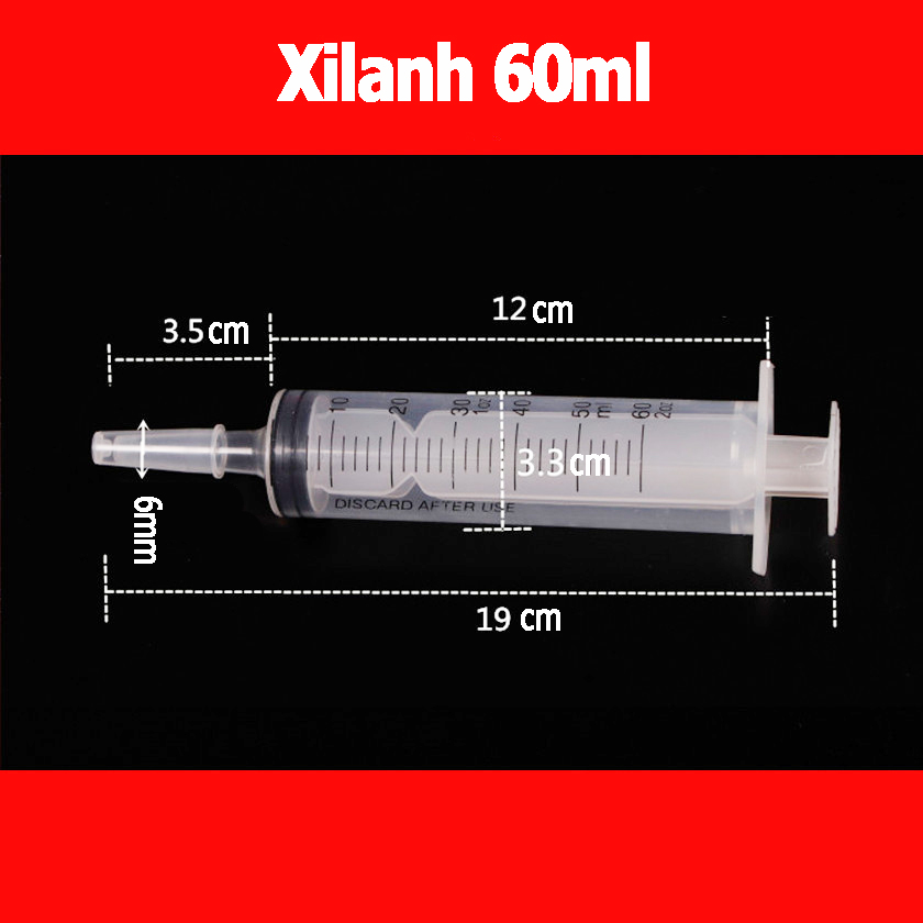 Ống tiêm 60ml, xilanh 60ml, ống tiêm 60cc, xilanh 60cc - xl60