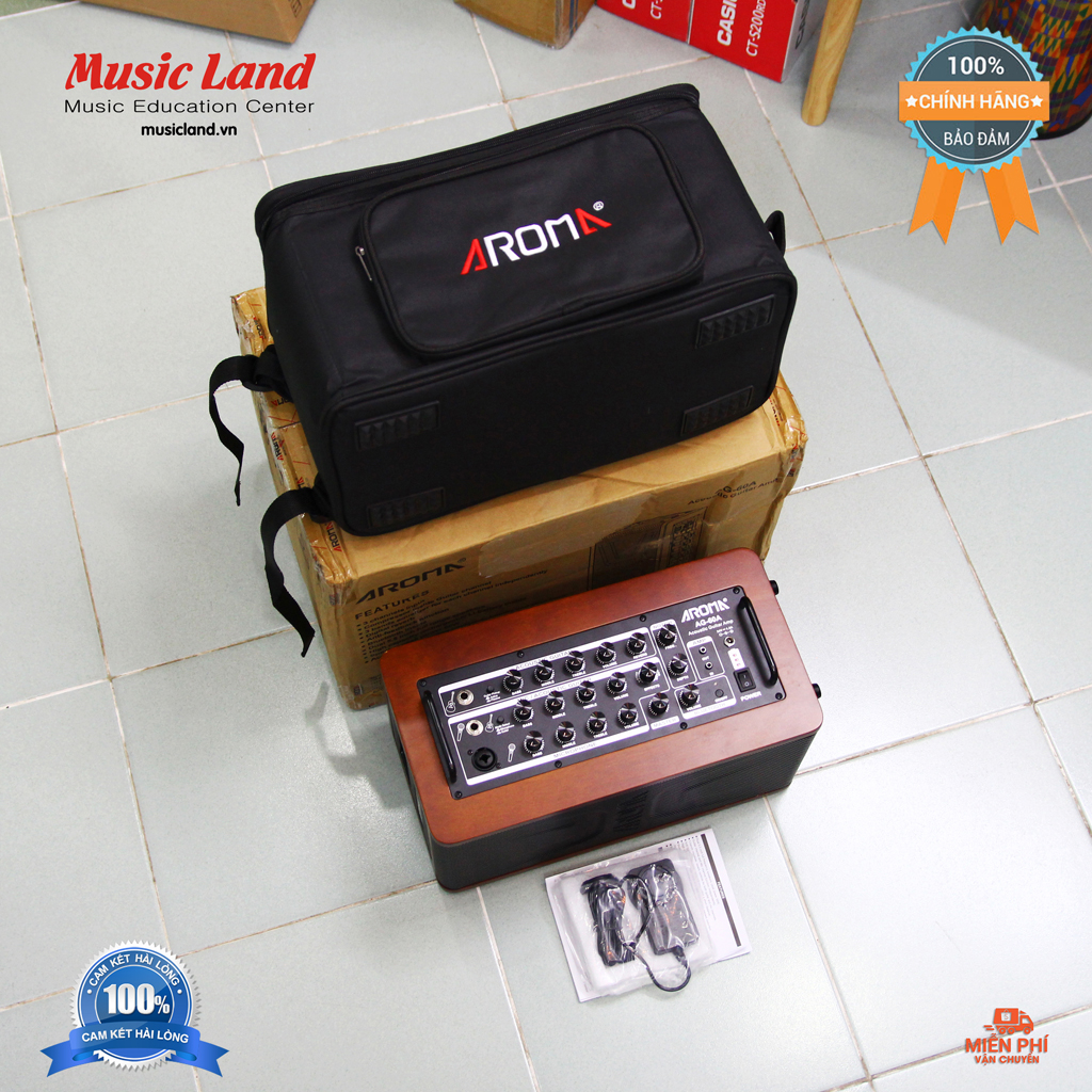 Loa guitar acoustic aroma ag – 60a – chính hãng