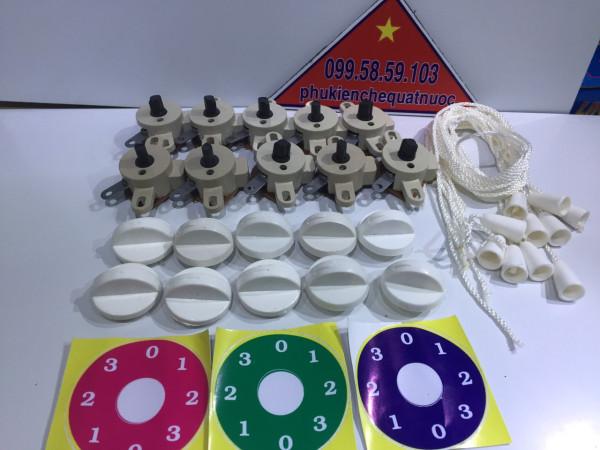 Combo 10 công tắc xoay 3 số