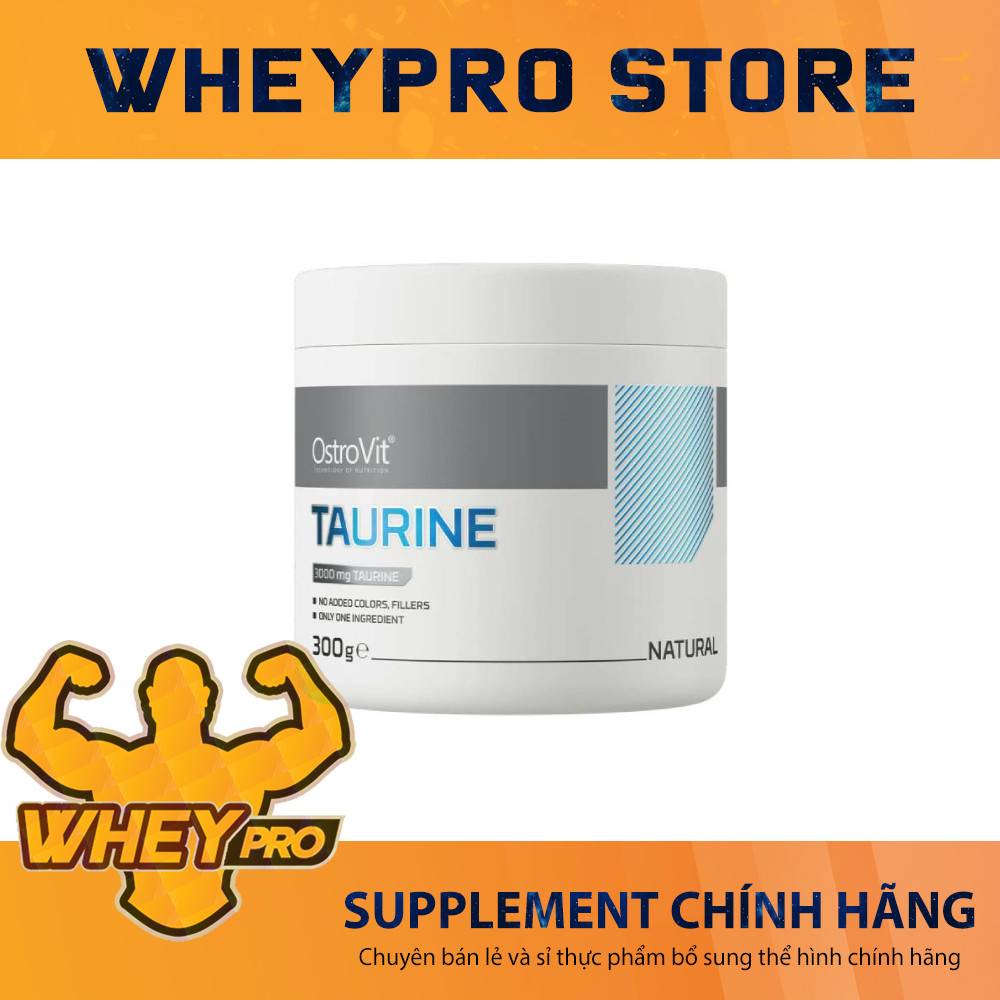 OstroVit Taurine 300g - Giải Pháp Tăng Sức Mạnh Từ Thương Hiệu Top Đầu