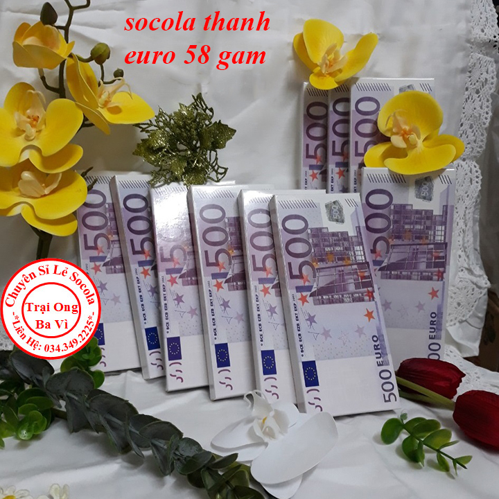 Socola Tặng Valentine Hộp Hình Euro 58 Gam