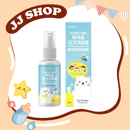 Xịt Chống Muỗi Côn Trùng Đốt MY EARTHDAY Nội Địa Hàn Quốc Cho Bé - Dung Tích 50ml
