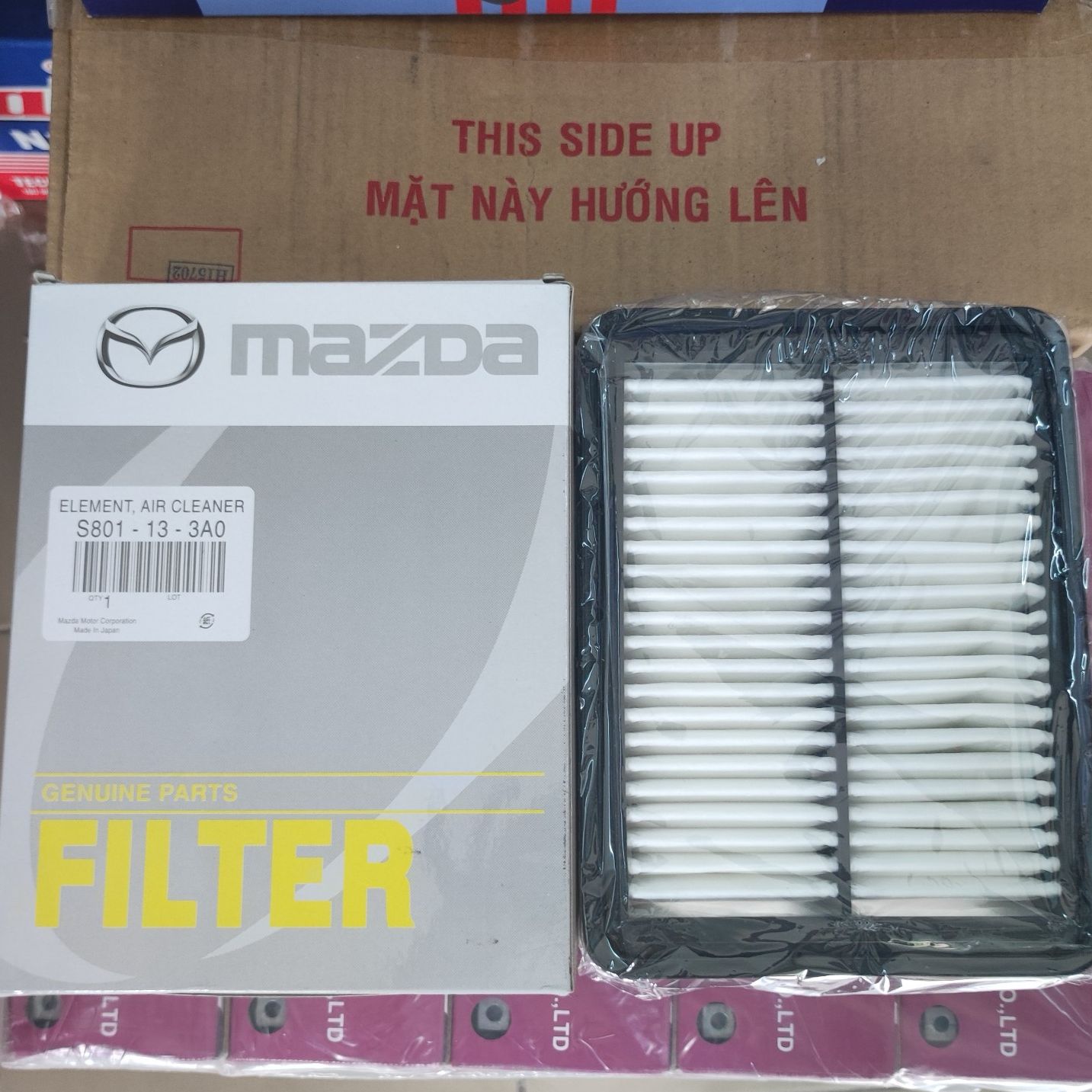 Lọc gió động cơ mazda hàng chính hãng mã s801-13-3a0
