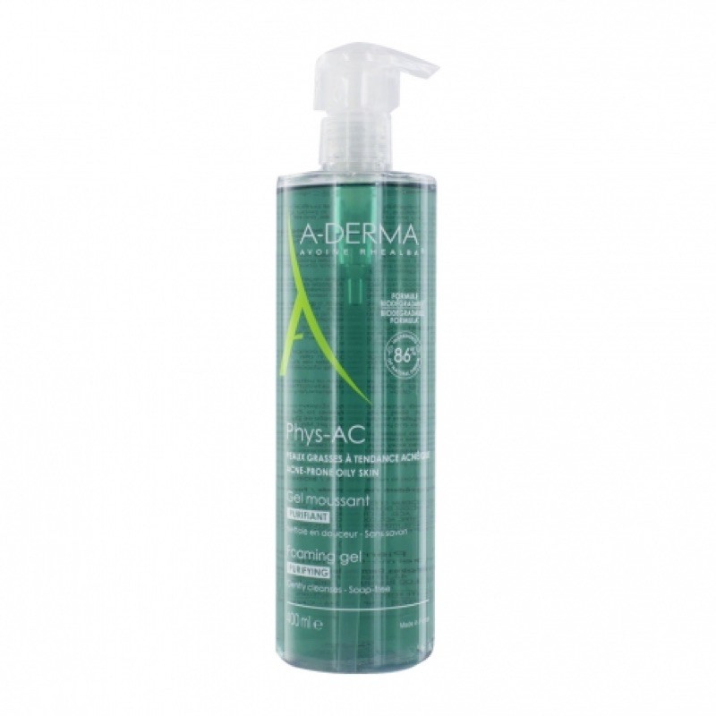 Bill Pháp Sữa rửa mặt Aderma 400ml nắp nhấn