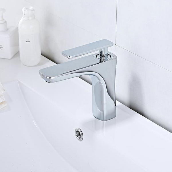 Vòi lavabo rửa mặt KOBESI cao cấp, đồng mạ crom sáng bóng, sang trọng bảo hành chính hãng 2 năm