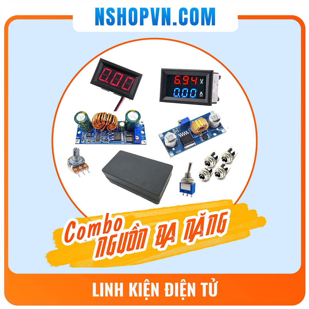 Combo tự chế nguồn đa năng v1