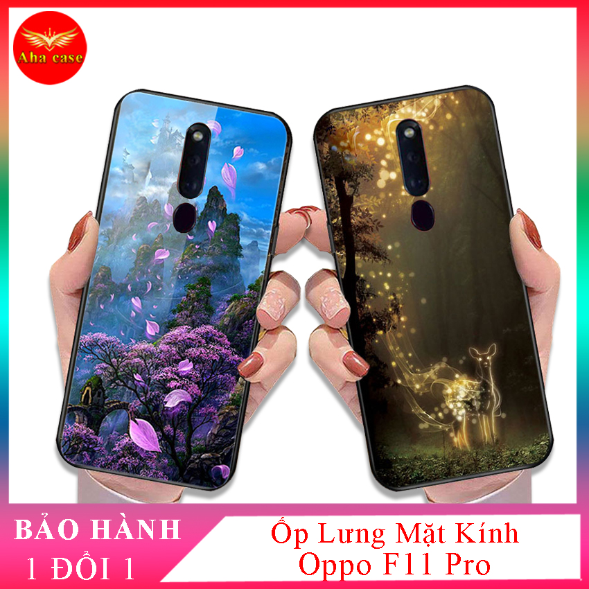 Ốp lưng Oppo F11 Pro, ốp điện th0ại mặt lưng kính KÍNH IN HÌNH chống trầy xước, đẹp, ốp oppo f11 pro sắc nét siêu sang, Nâng tầm đẳng cấp