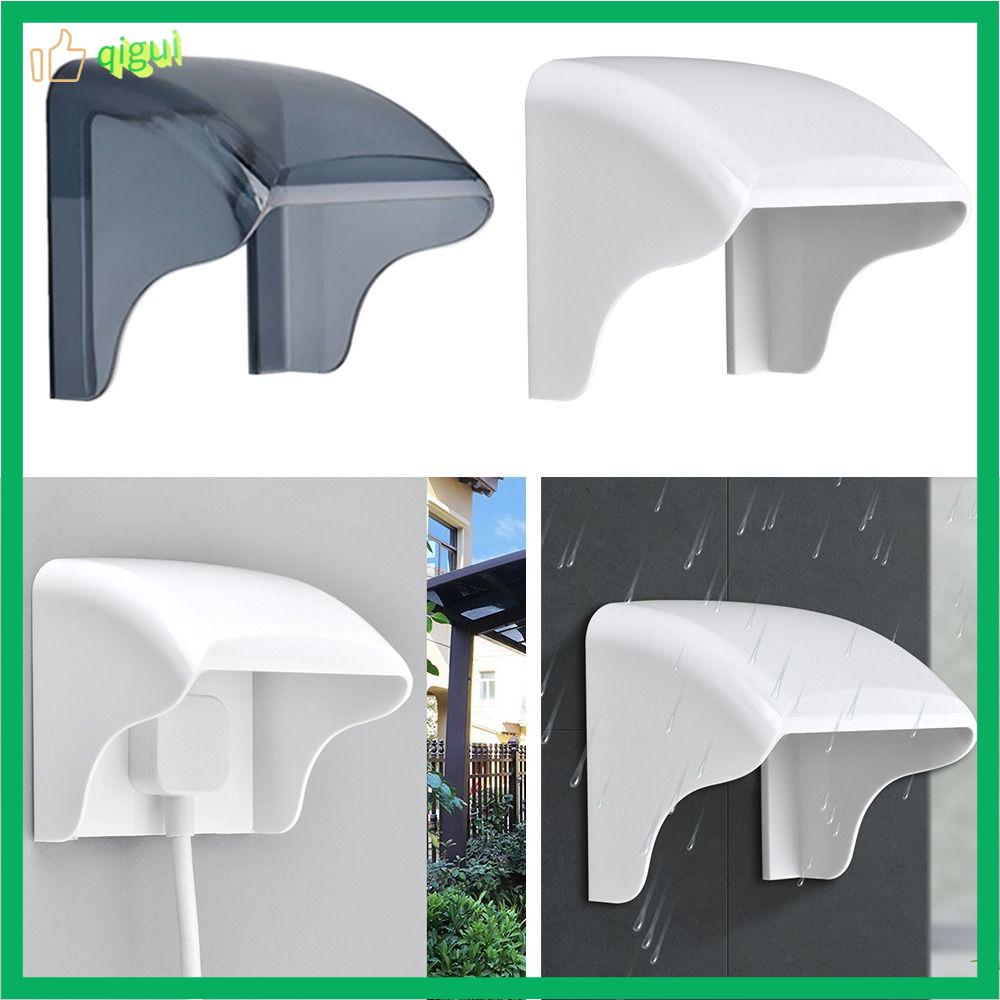 QIGUI Mới Loại 86 Hộp bọc chống mưa Nguồn ổ cắm điện Nắp chống mưa phích cắm điện Vỏ bảo vệ công tắc Hộp Chống Nước ổ cắm ngoài trời Ổ cắm bảo vệ