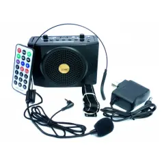 [HCM]Loa Trợ Giảng SONY  Máy trợ giảng SONY SN-898 micro đeo tai remote  Loa Trợ Giảng Model 2020 thiết kế nhỏ gọn có dây đeo Micro công suất lớn lên tới 15W Máy trợ giảng Sony SN-898 USB-FM-MP3 model 2020 có bluetooth