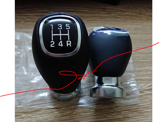 Tay nắm cần số hyundai i10 grand. oem: 43711-b4020