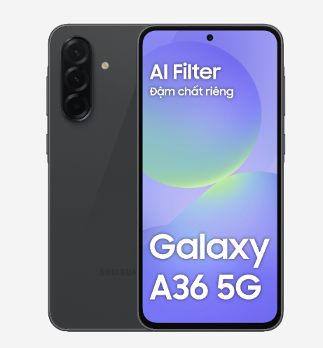 [THANH LÝ] Điện thoại S a m s u n g Galaxy A36 5G, Màn Hình FHD 6.7”, Mặt lưng kính, AI-My Filter, Chip Snapdragon 6 Gen 3, Sạc 45W - Black - Đã active Ngày kích hoạt: 17-11-2025, Ngày hết hạn: 16-11-2026