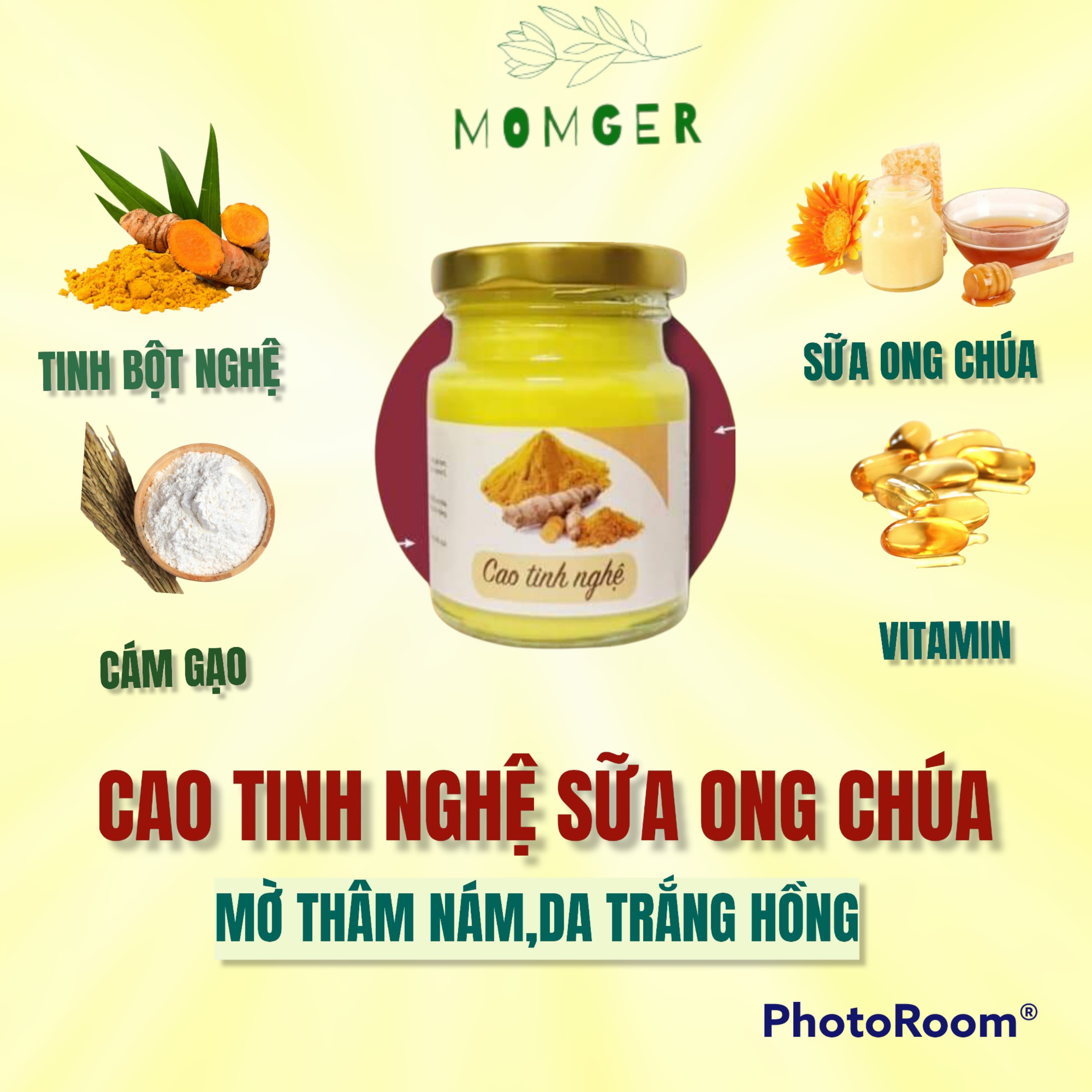 Cao tinh nghệ sữa ong chúa