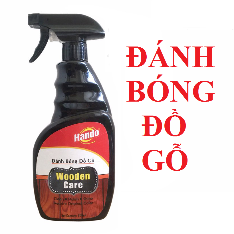 Chai xịt làm sạch và đánh bóng đồ gỗ Hando 600ml BHO08