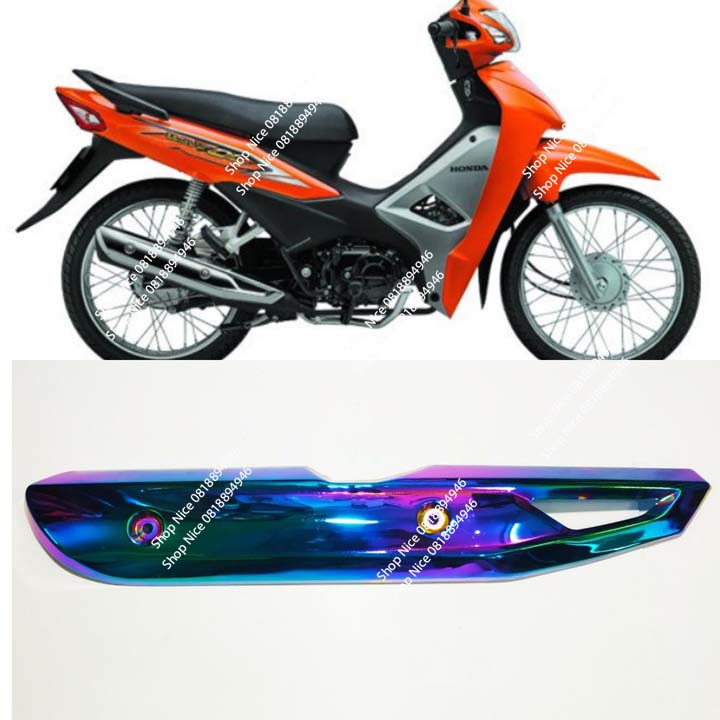Ốp pô xe máy Wave a 2006-2021 Titan 7 màu giá 1 chiếc