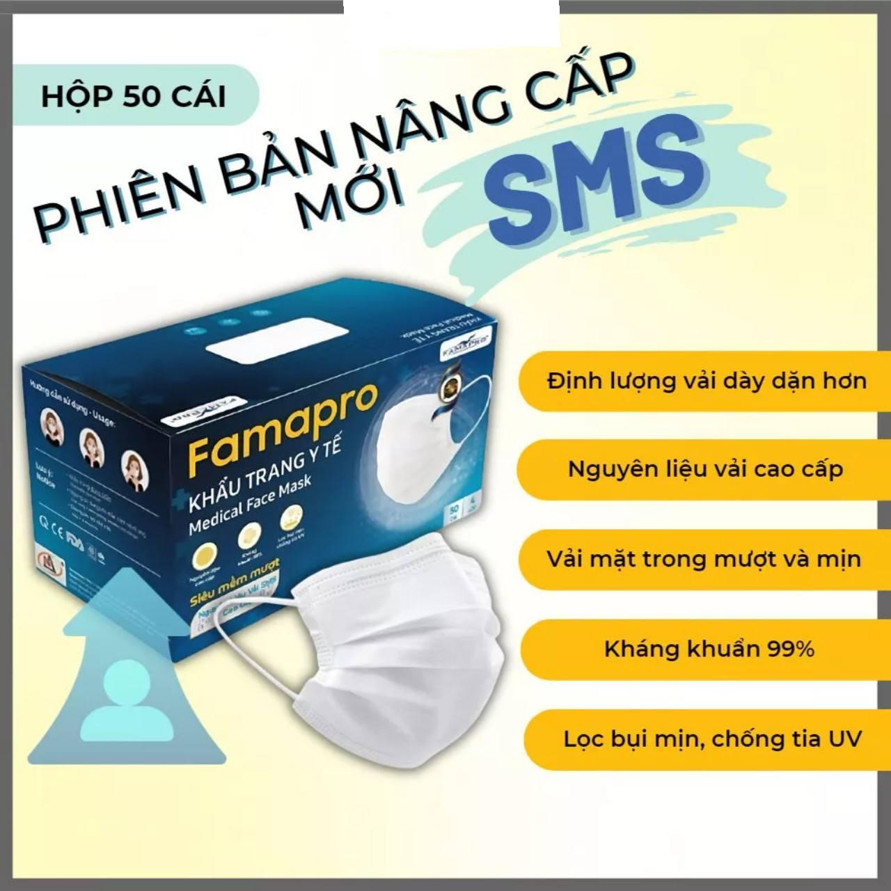 Khẩu trang y tế Famapro Medical Face Mask