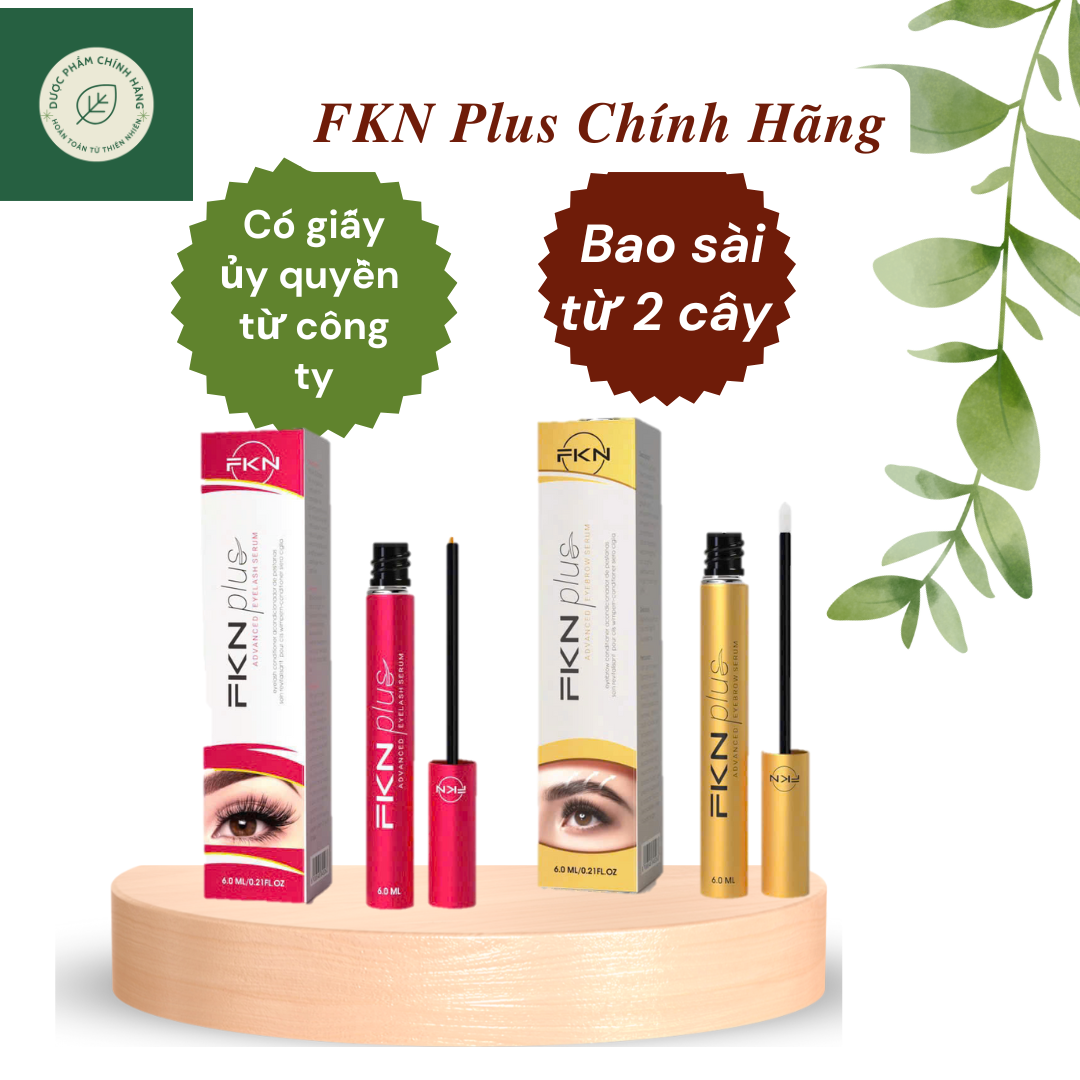 [CHUYÊN SỈ] Tinh Chất Dưỡng Mi FKN Advance, Dưỡng Mày FKN PLus, Mẫu mới nhất 2024, Giúp Mi Mày Đẹp Nhanh Gấp 5 Lân