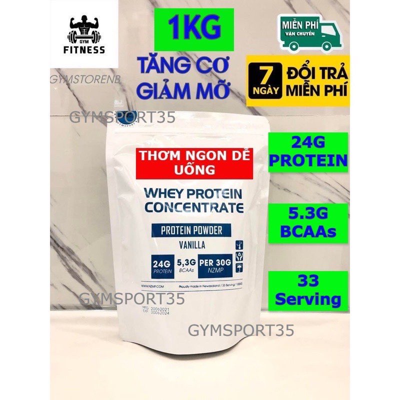 Whey Protein Concentrate 80% Protein - Sữa tăng cơ giảm mỡ Whey Isolate Whey Concentrate
