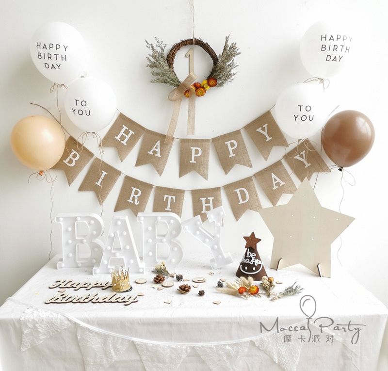 (NEW)SET BÓNG TRANG TRÍ SINH NHẬT HANDMADE TÔNG MÀU HÀN QUỐC