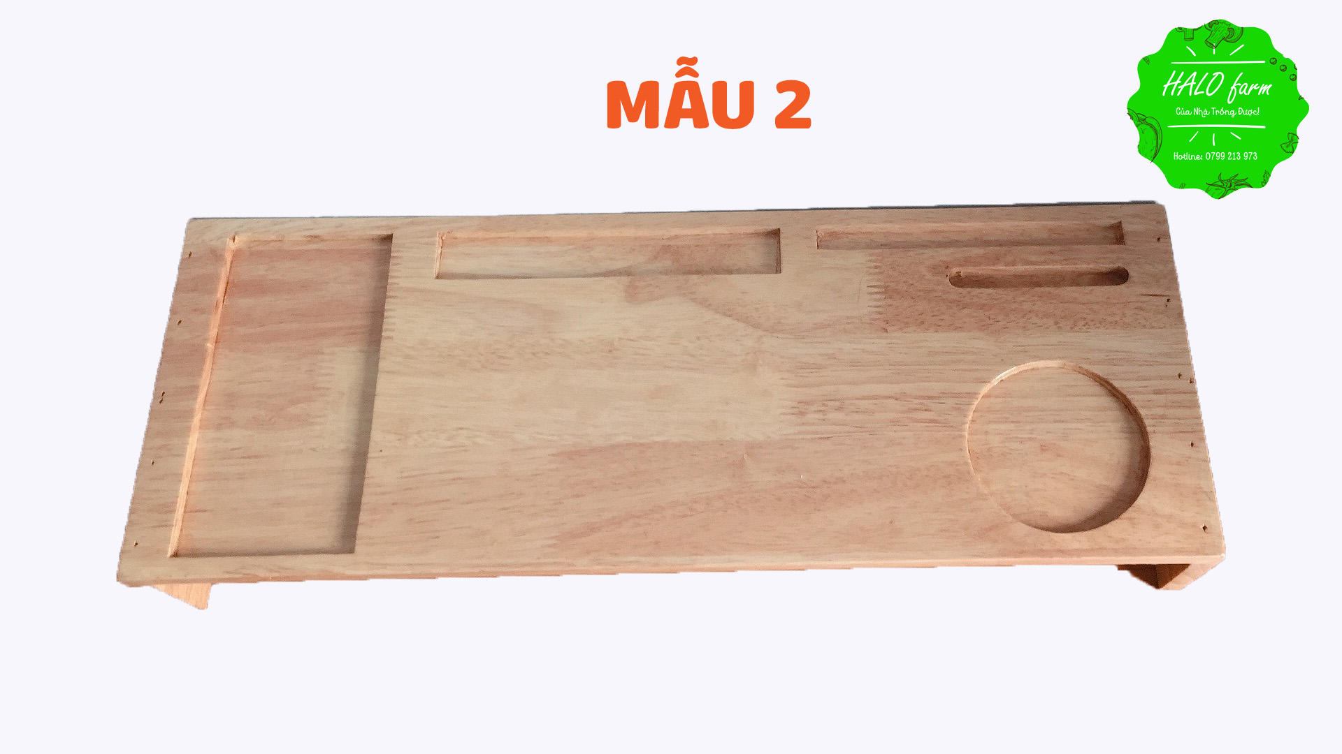 Kệ thông minh kê màn hình máy tính/PC/laptop bằng gỗ tự nhiên