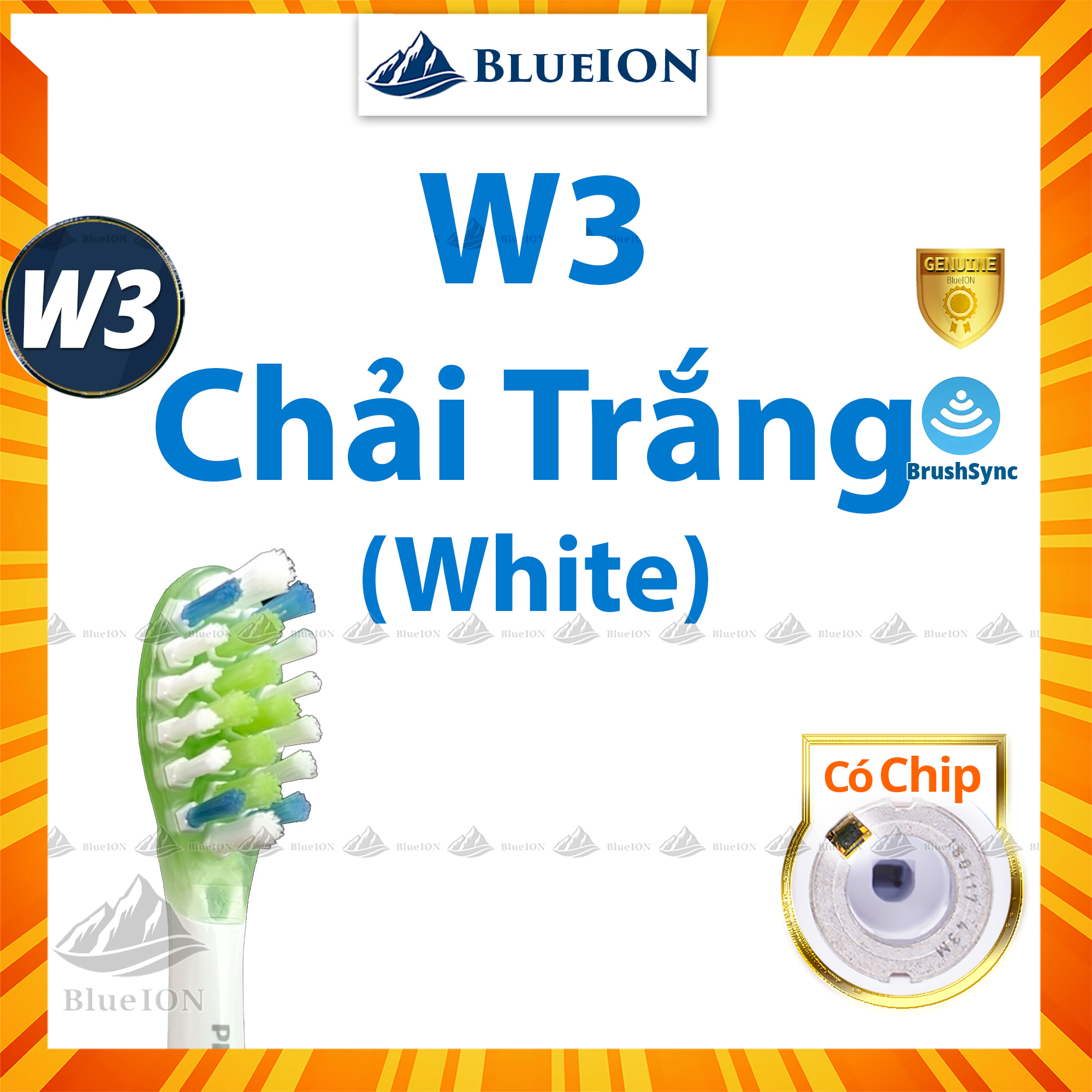 Đầu bàn chải điện philips sonicare w3 premium white