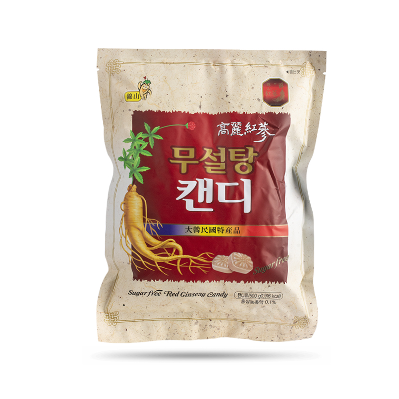 Kẹo hồng sâm không đường 500g Hàn Quốc