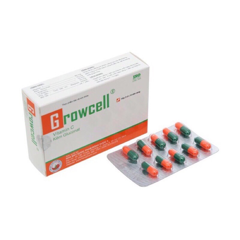 GROWSEL GROWCELL hộp 30v uống đẹp da