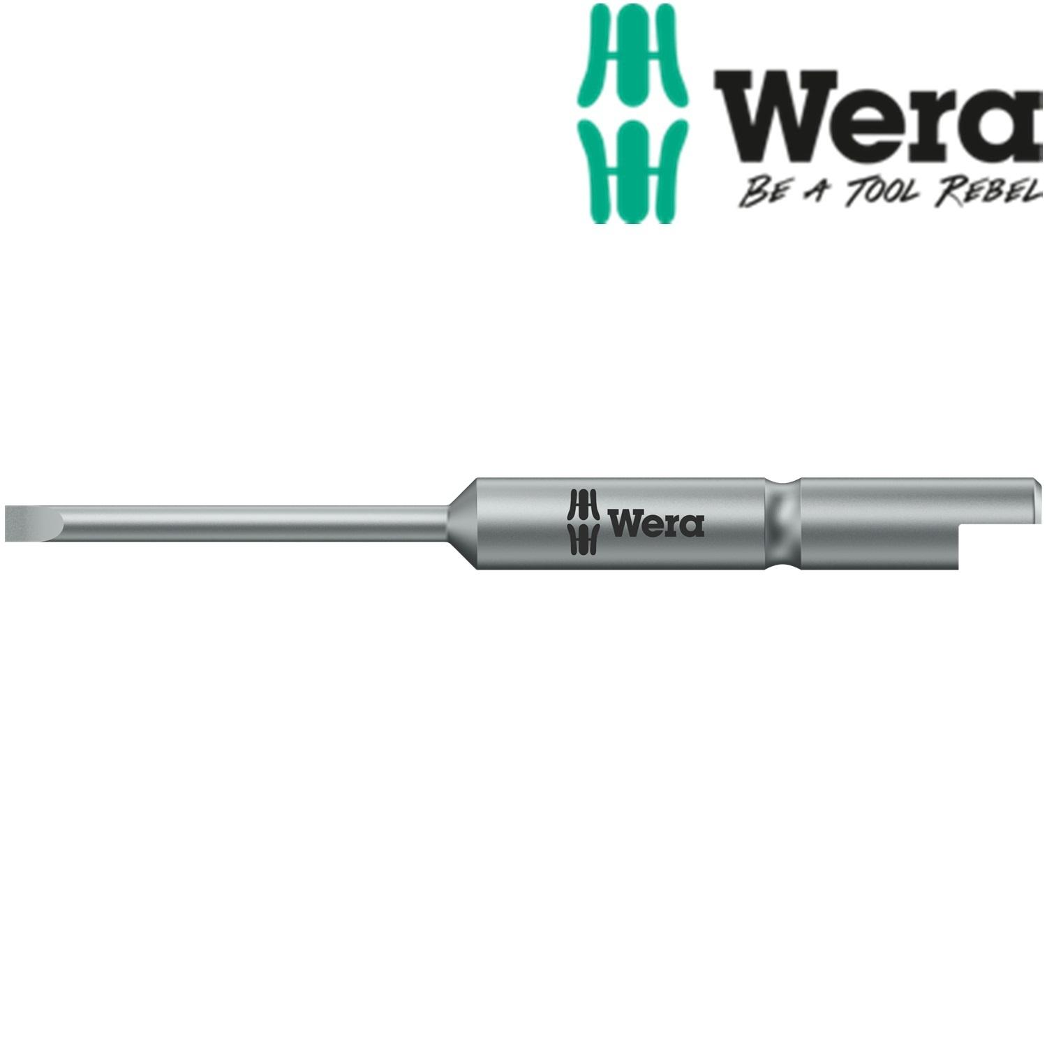 Đầu vít dẹp 800/9 c 023 x 15 x 44 mm halfmoon wera 05135265001
