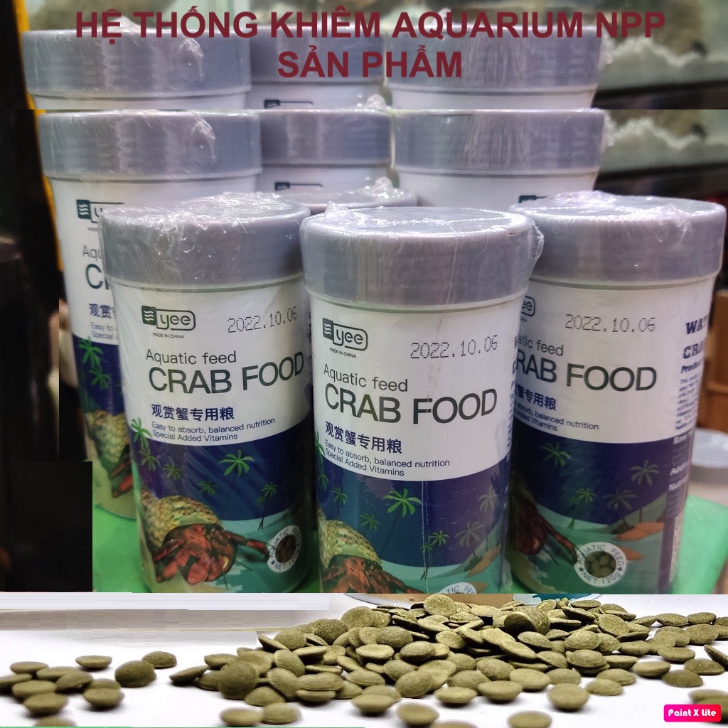 Thức ăn cho ốc mượn hồn - cua cảnh thương hiệu yee