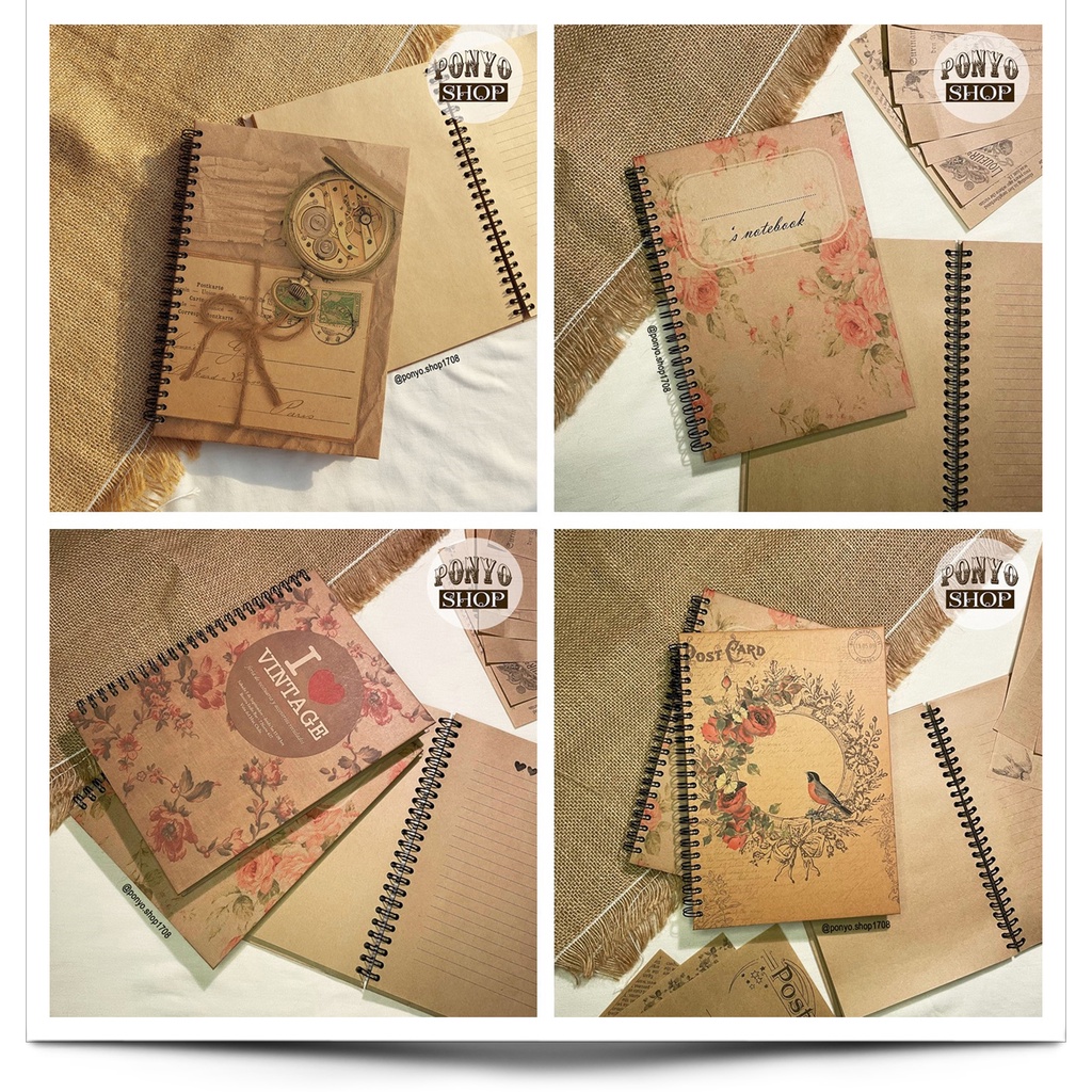 Set trang trí sổ handmade đầy đủ và sáng tạo