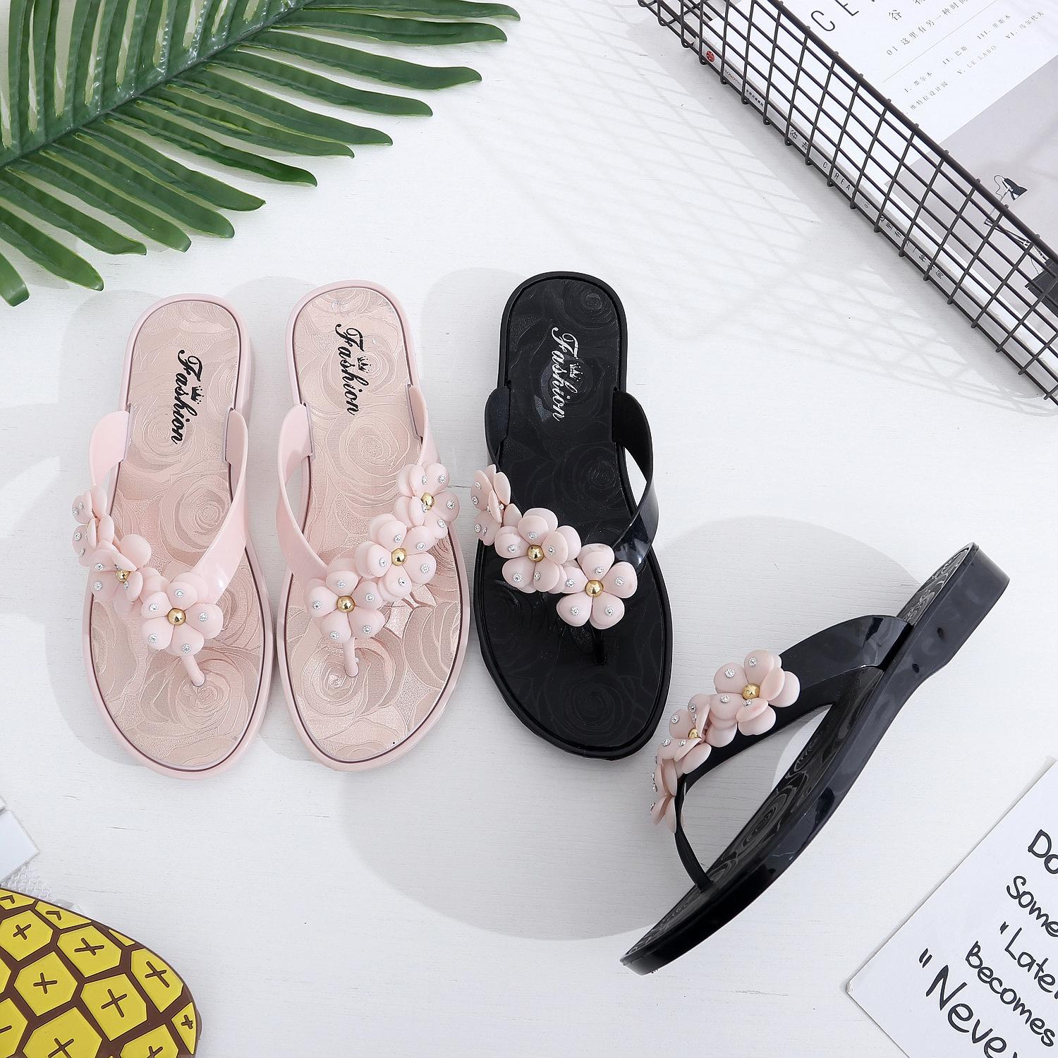Dép kẹp nữ đính hoa xinh