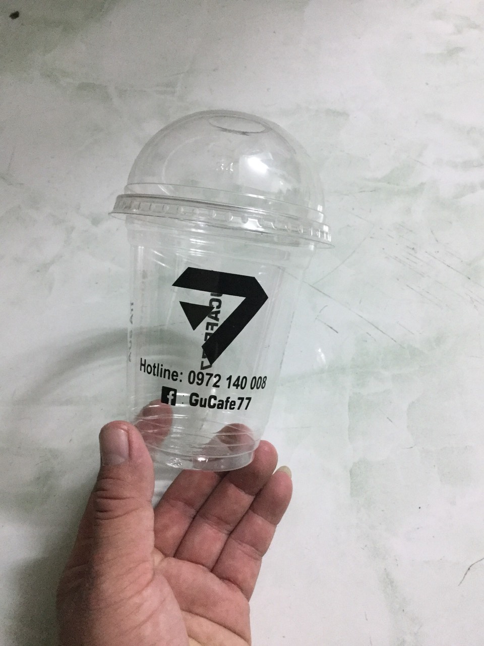 Ly nhựa PET 360ml ( 355ml -414ml dùng 1lần ) 1 câp/ 50 ly