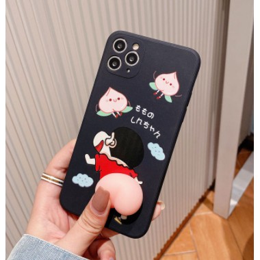 Ốp lưng iphone vuông BVC Mông Hồng kute 6/6s/6plus,7/8plus,X/Xs/Xr/Xs max/11/11Pro/11Promax/12mini/12/12pro/12promax