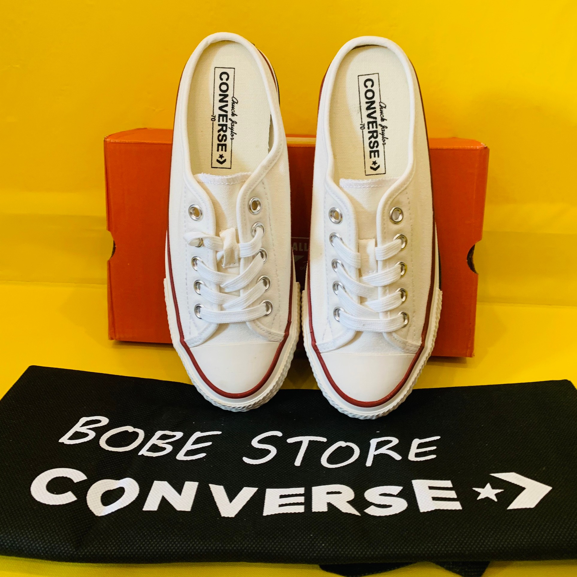 Giày Converse đạp gót đen - Sneaker sục giá rẻ - Góc Của Nhỏ