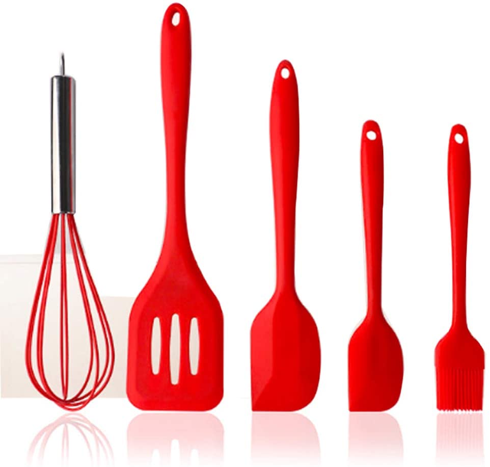 Bộ dụng cụ làm bánh 5 món silicone cao cấp - 5 easy baking silicon