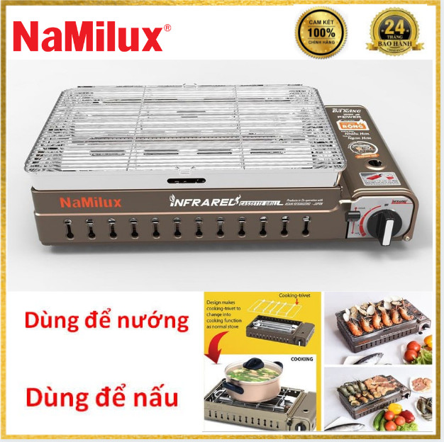 Bếp nướng ga mini namilux gm2120ps