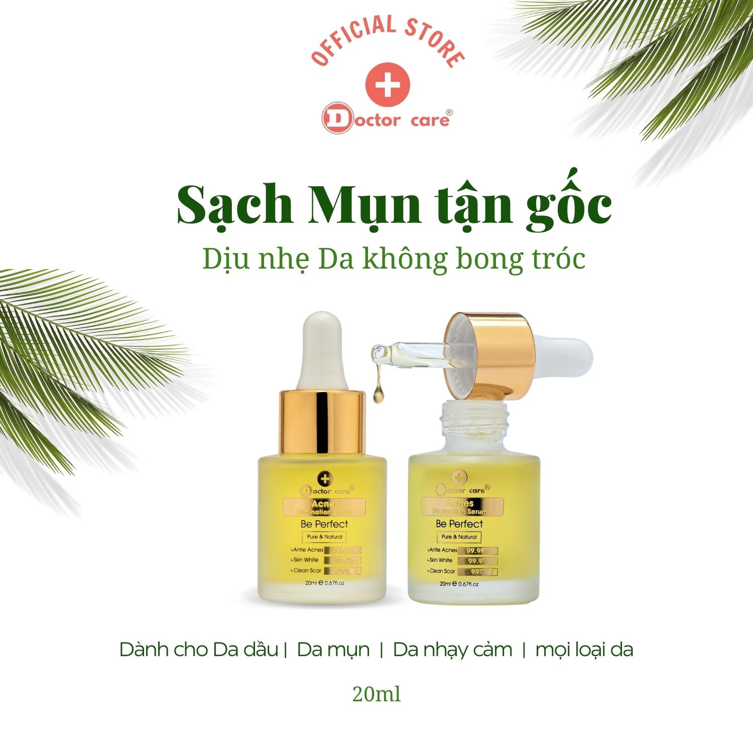 Serum Tri Mụn ẩn ,Mụn đầu đen,Mụn thâm, Mụn viêm Doctor Care 20ml