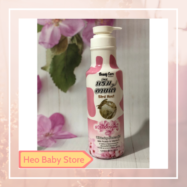 Sữa tắm beauty care bangkok bird nest dung tích 1200ml - heo baby store