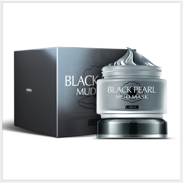 🍃 mặt nạ bùn ngọc trai đen black pearl mud mask 🍃