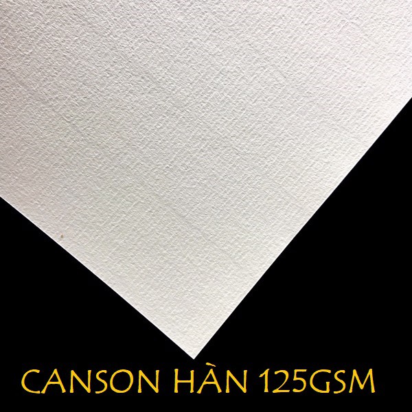 Giấy hàn vân ngang mỏng 125gsm- canson truyền thống