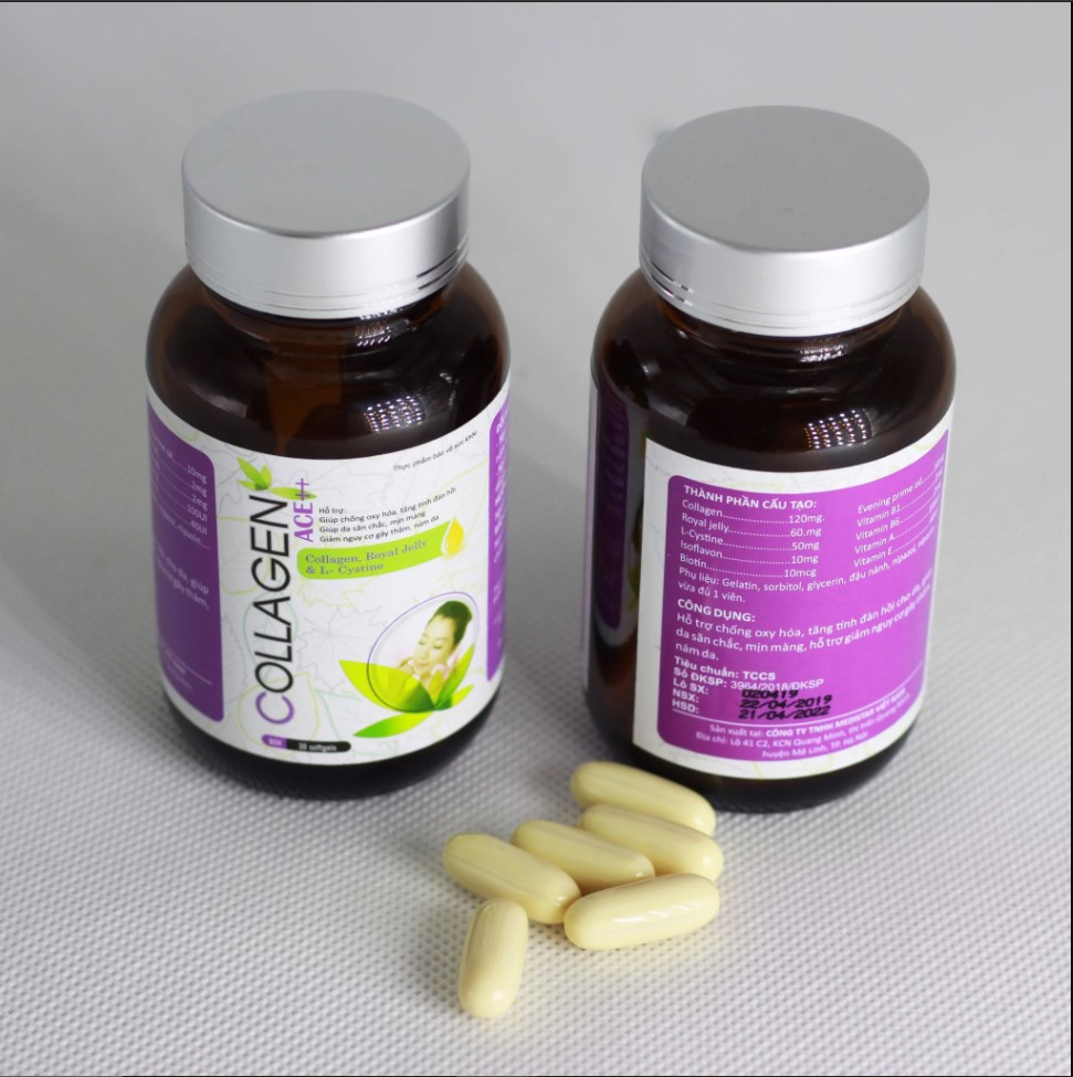 Collagen ACE++ chống lão hóa da, trẻ hóa da ( hộp 60 viên)