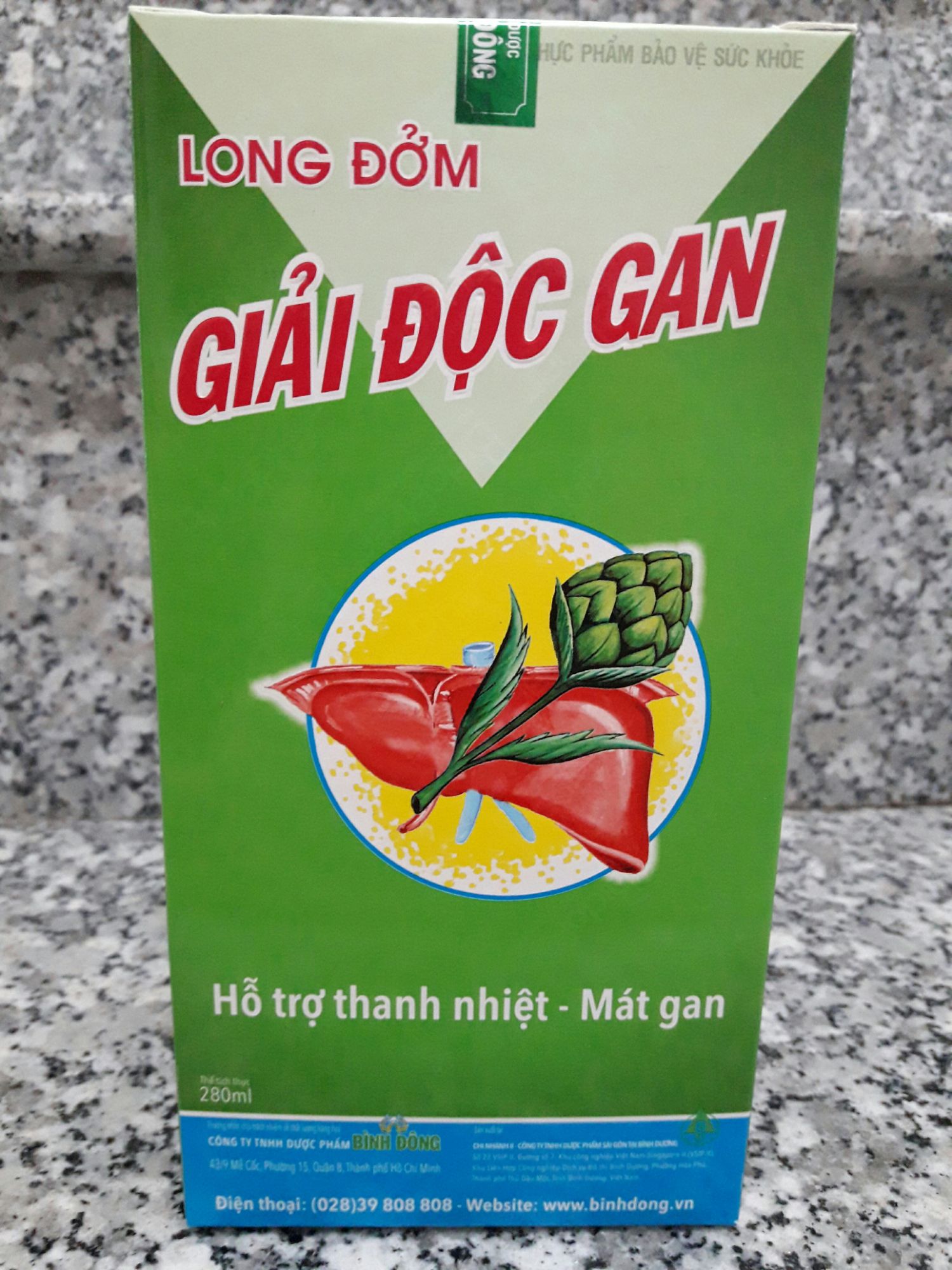 Long đởm giải độc gan