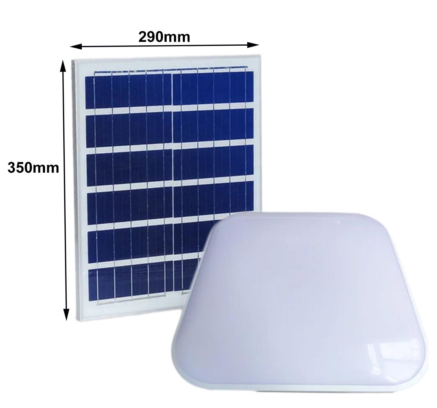 HCM Đèn ốp trần năng lượng mặt trời 100w