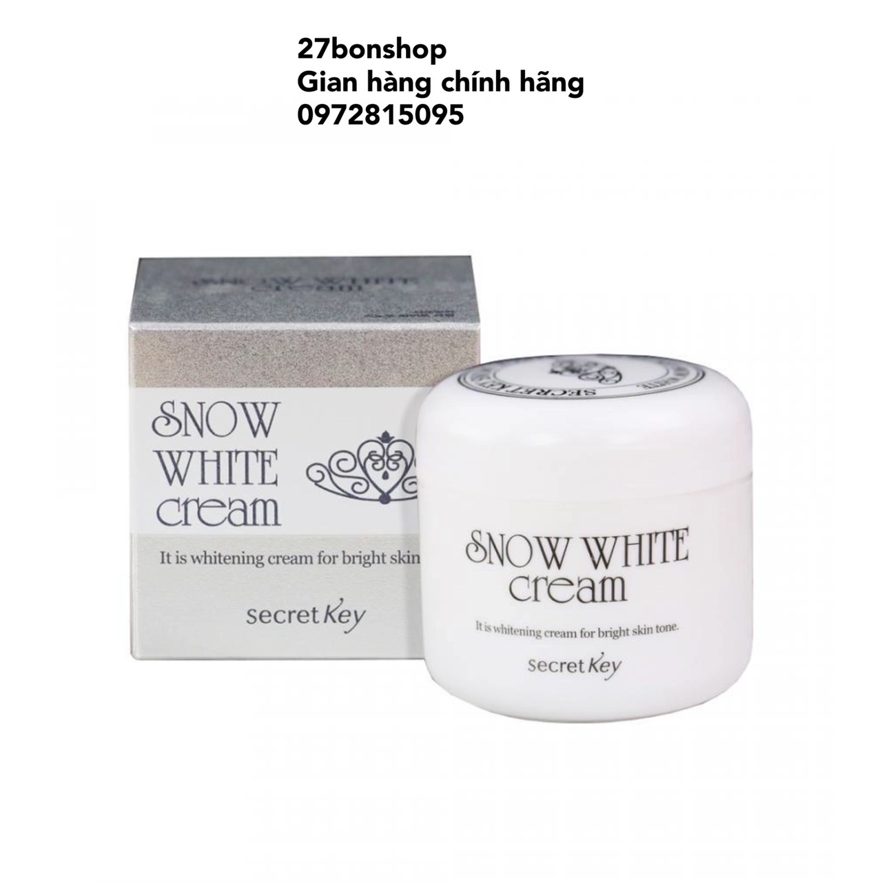 Kem Dưỡng Trắng Da Secret Key Snow White Cream