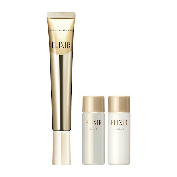 Set Kem chống nhăn vùng mắt Shiseido ELIXIR Enriched Wrinkle Cream 22g + Kèm khuyến mại