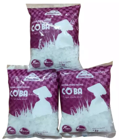 COMBO 3KG ĐƯỜNG PHÈN TRẮNG CÔ BA