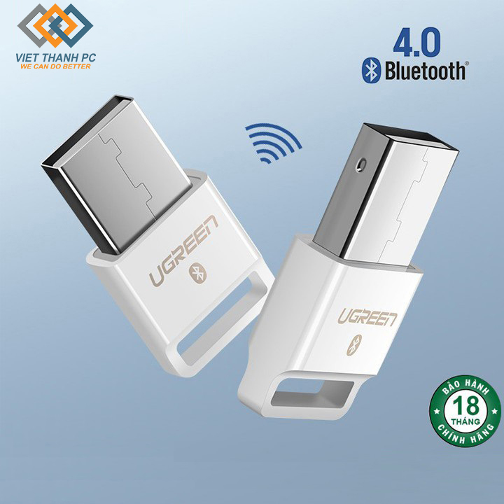 USB Bluetooth 4.0 CSR dùng cho máy tính để bàn hoặc laptop UGREEN 30443 - Bảo Hành 18 Tháng