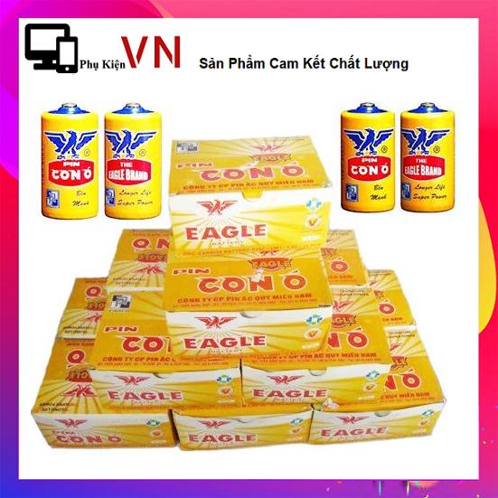 Pin con ó đại màu vàng pinaco hộp 12 viên đa dụng - pin an toàn.